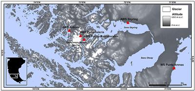 A 17-year Record of Meteorological Observations Across the Gran Campo Nevado Ice Cap in Southern Patagonia, Chile, Related to Synoptic Weather Types and Climate Modes